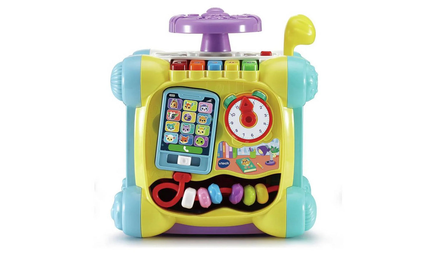 VTech Twist and Play Cube Interactive Activity Toy with Lights, Sounds & Learning Activities