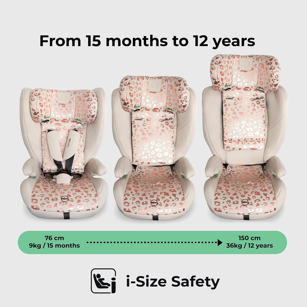 My Babiie MBCS75 i-Size Toddler Car Seat - Pink