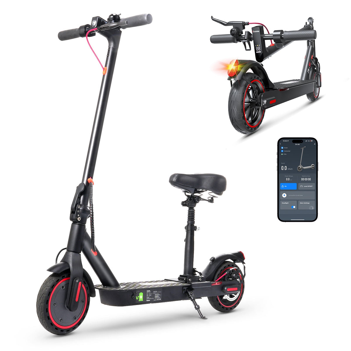 iScooter i9/i8 Electric Scooter – Foldable Commuter E-Scooter