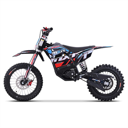 FunBikes MXR 2000W 60V Lithium Electric Dirt Bike 14/12 – Blue